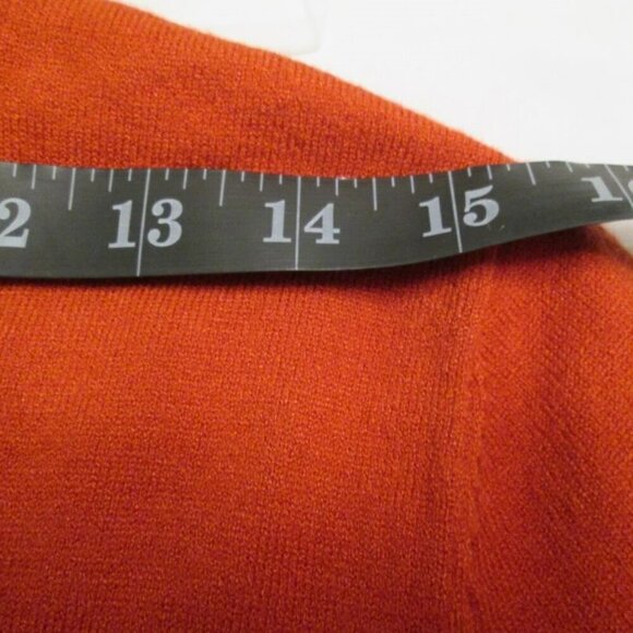 Love Ellie Rust V-Neck Criss Cross Back Lightweight Sweater-XL-NWOT - Picture 7 of 13
